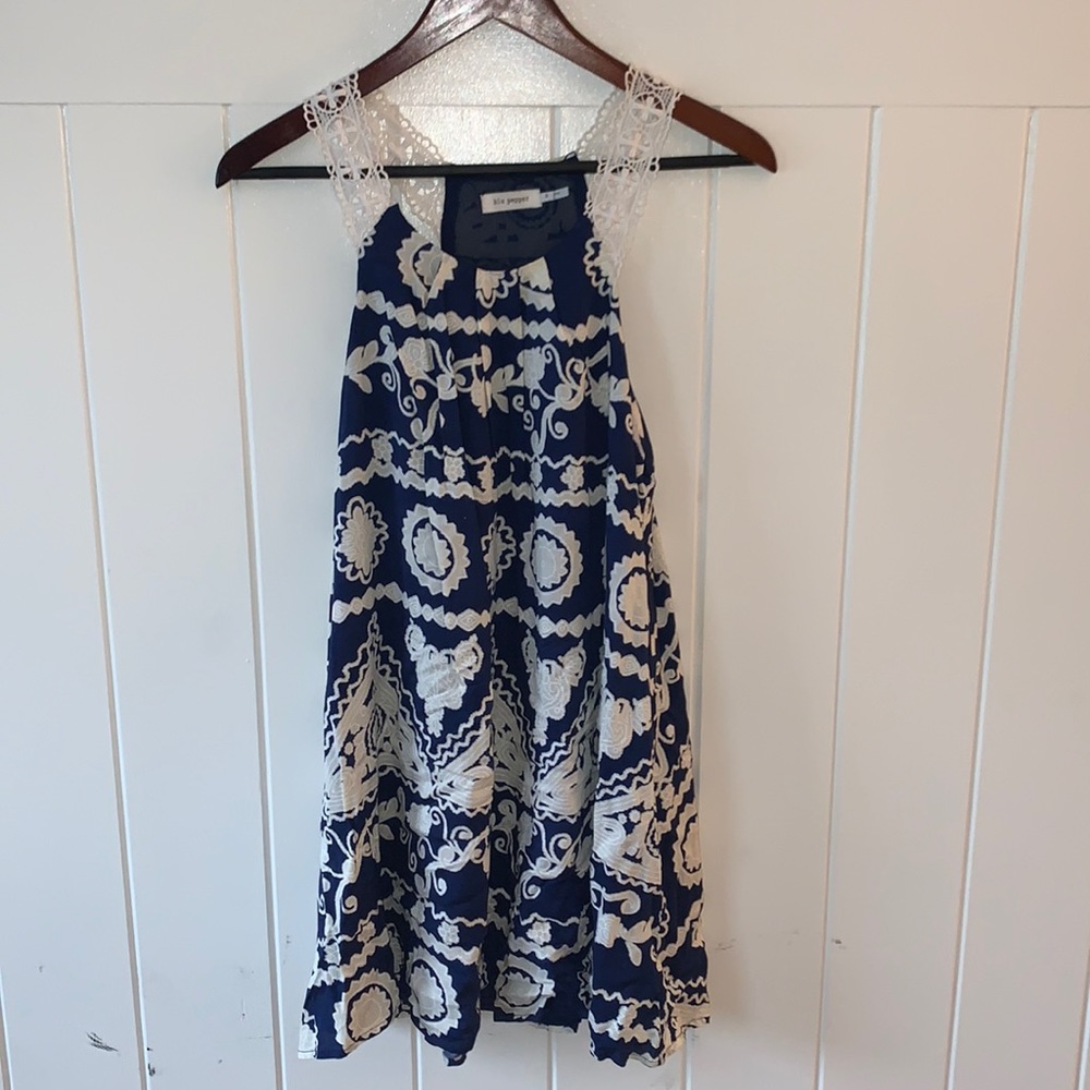 Floral Patterned A-Line Dress